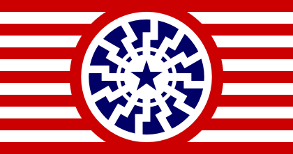 [Patriot Front flag]